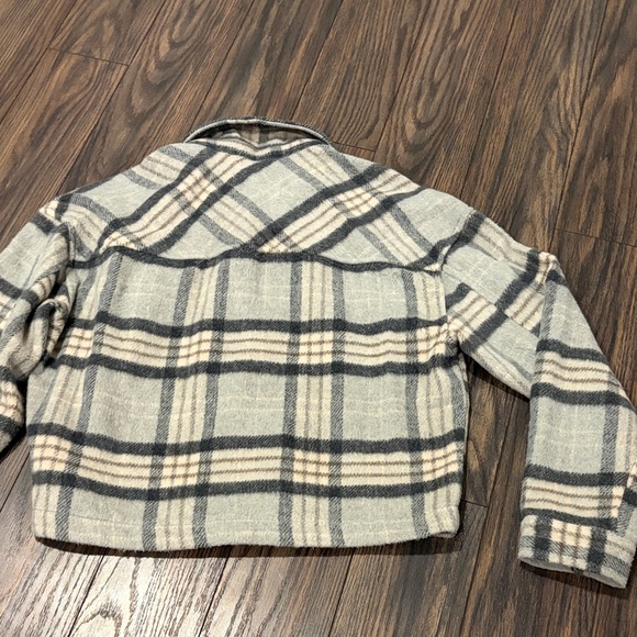 Dry Goods Plaid Jacket - Gray and Cream - Picture 3 of 3